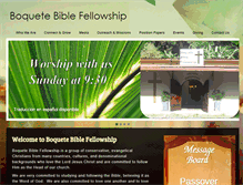 Tablet Screenshot of boquetebiblefellowship.com